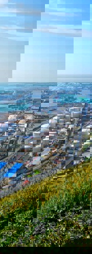 Barcelona, Port D'hidrocarburs I El Delta Del Llobregat Al Fons Panoramio